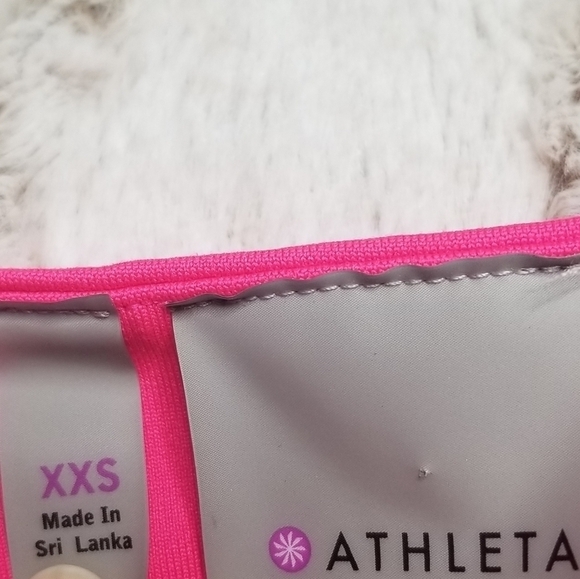 ✨️CL Athleta Pink Tank Top Heathered Side Racer Back - Picture 6 of 11